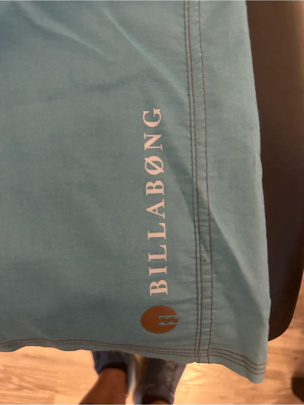 Billabong Light Aqua Men's Athletic Shorts